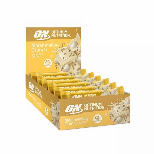 Optimum Nutrition Marshmallow Crunch Protein Bar Elite 650 grams (10 Bars) Portugal | WKTNRV594