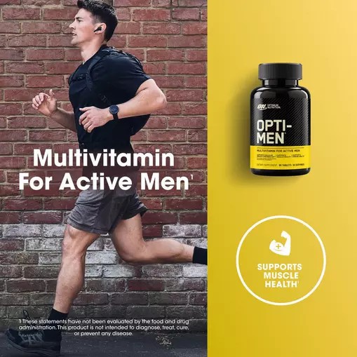 Optimum Nutrition OPTI-MEN® Multivitamin Tablets 90 Tablets (30 Servings) Portugal | TYLFSI903