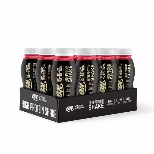 Optimum Nutrition Optimum Protein Shake Strawberry 6000 ml (12 bottles) Portugal | FGQDOW018