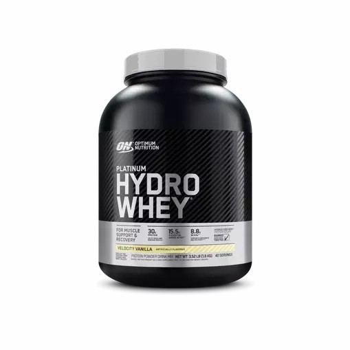 Optimum Nutrition PLATINUM HYDROWHEY™ Velocity Vanilla 3.52 lb (40 Servings) Portugal | PJGCMU704