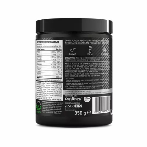 Optimum Nutrition Platinum Creatine Plus Orange 350 grams (50 Servings) Portugal | LRCNAM394