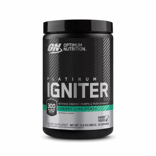 Optimum Nutrition Platinum Igniter Cherry Lime Punch 0.84 lb (20 Servings) Portugal | WMCIVT047