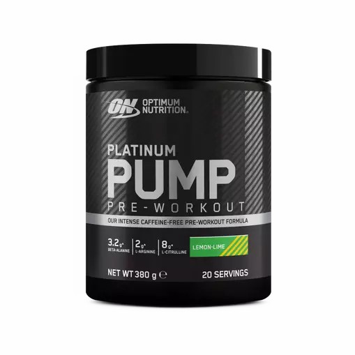 Optimum Nutrition Platinum Pump Pre-workout Lemon Lime 380 grams (20 Servings) Portugal | BROFYJ076