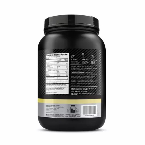 Optimum Nutrition Platinum Rebuild Vanilla Buttercream 1.63 lb (20 Servings) Portugal | BATOER631