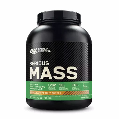 Optimum Nutrition Serious Mass Chocolate Peanut Butter 2.73 kg (8 Servings) Portugal | AHYJEV590