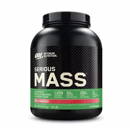 Optimum Nutrition Serious Mass Gainer Strawberry 2.73 kg (8 Servings) Portugal | RBHLJI086